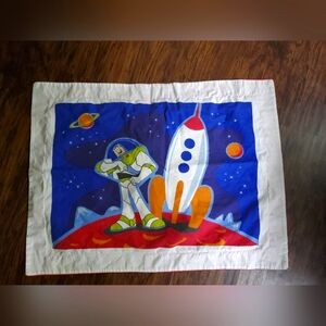 Vintage 1996 Buzz Lightyear pillowcase sham